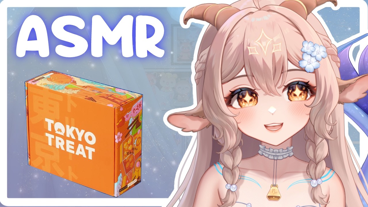 【 Yuchi ASMR 】Goat Crunches in Your Ear ♡ Tokyo Treat & Sakuraco ♡ Handcam ♡「Vtuber」