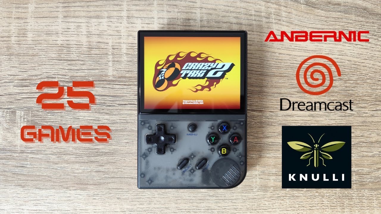 ANBERNIC RG35XX PLUS - DREAMCAST TEST - KNULLI