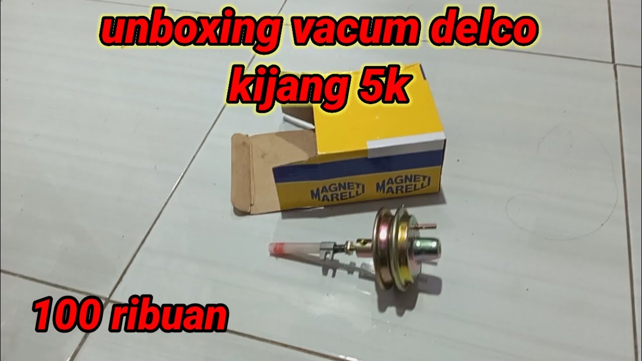 unboxing vacum delco kijang 5k