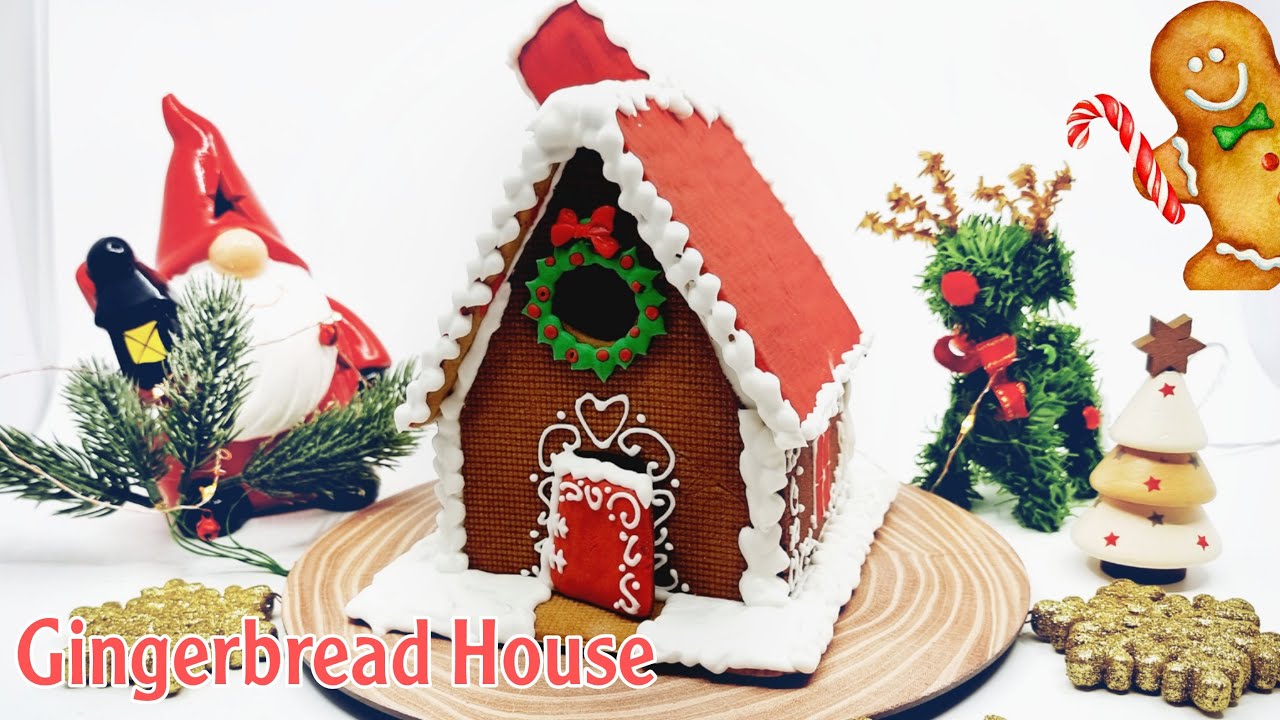 How To Make Gingerbread House | طريقة عمل بيت بسكويت الزنجبيل