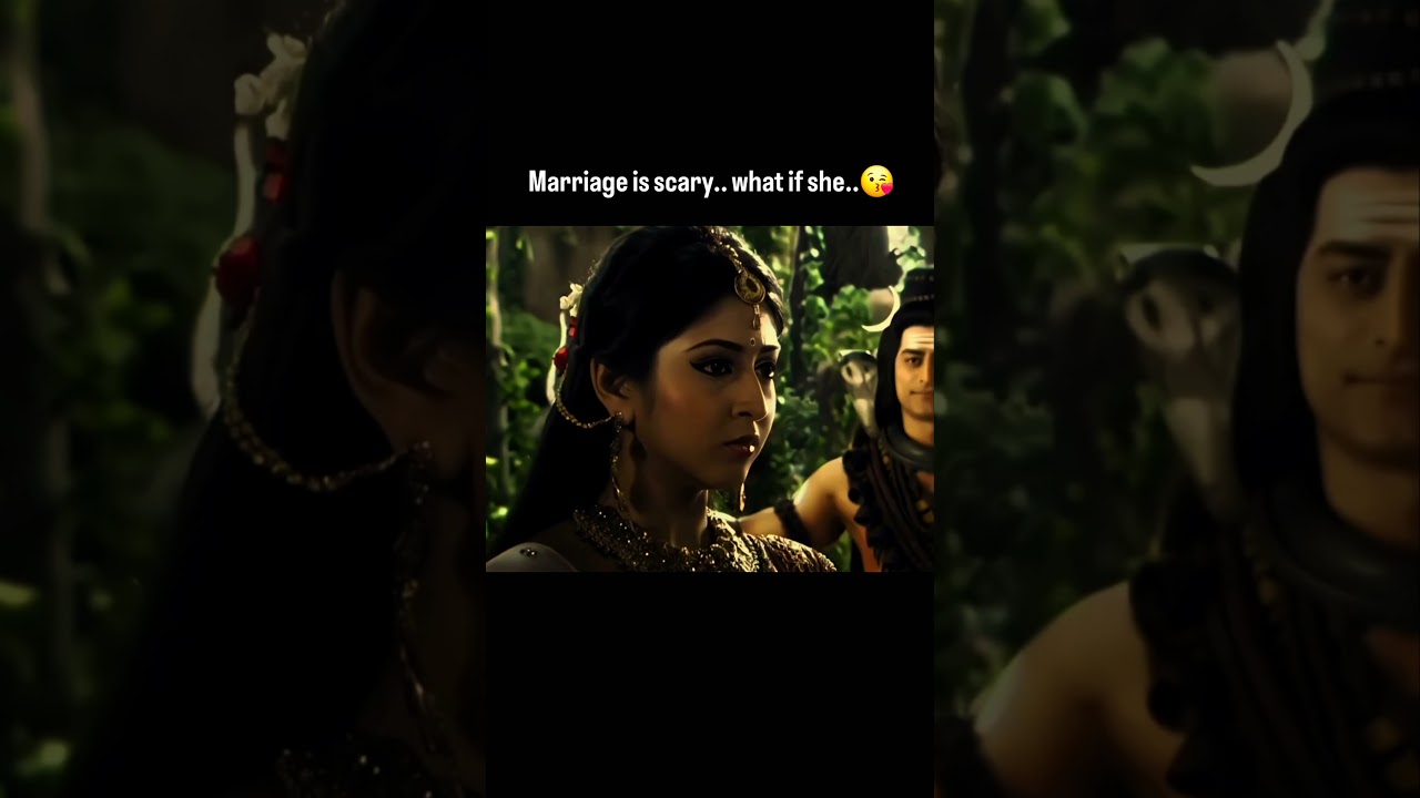 Bound like Shiva and Parvati 🤗 #shorts #shiv #parvati