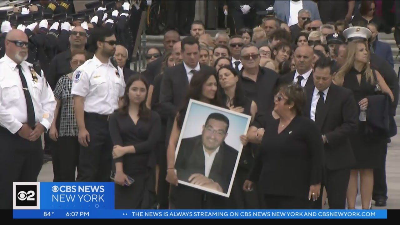 Emotional funeral held for fallen Newark Fire Captain Augusto Acabou