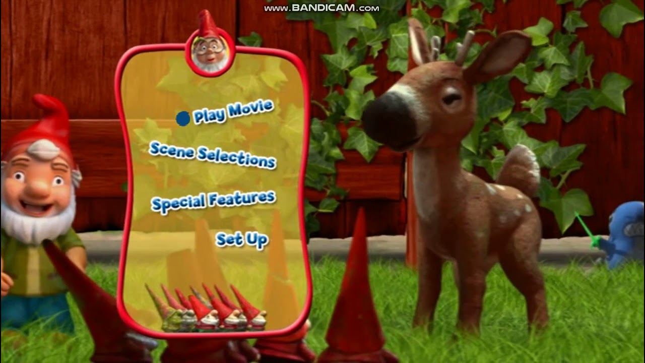 Gnomeo & Juliet DVD Menu Walkthrough