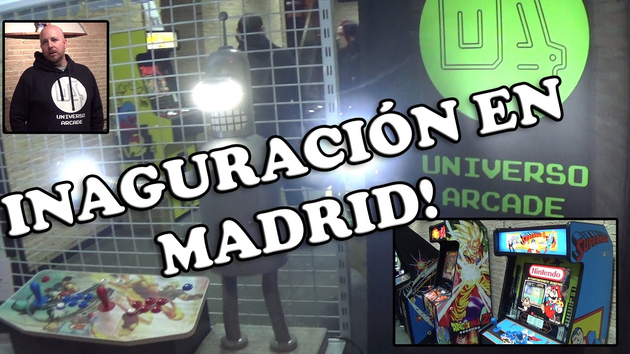 Inaguración de Universo Arcade en Madrid - Entrevista a Kike Ortiz y visita a la tienda!