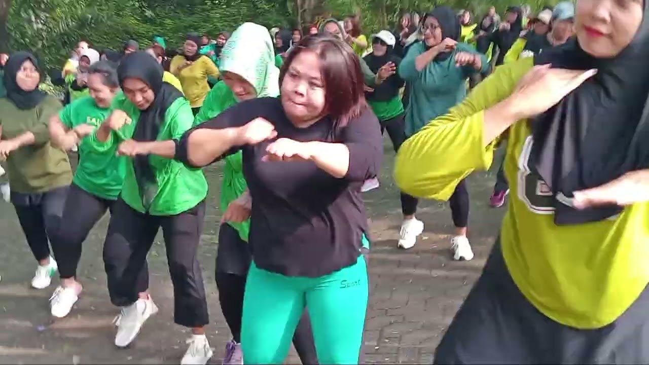 Wadidauuu ada bintang tamu tuh😍 kaos hijau dampingin ZIN AYU Nakula semangatt bundaa 🤣🤣yg jd happy😍