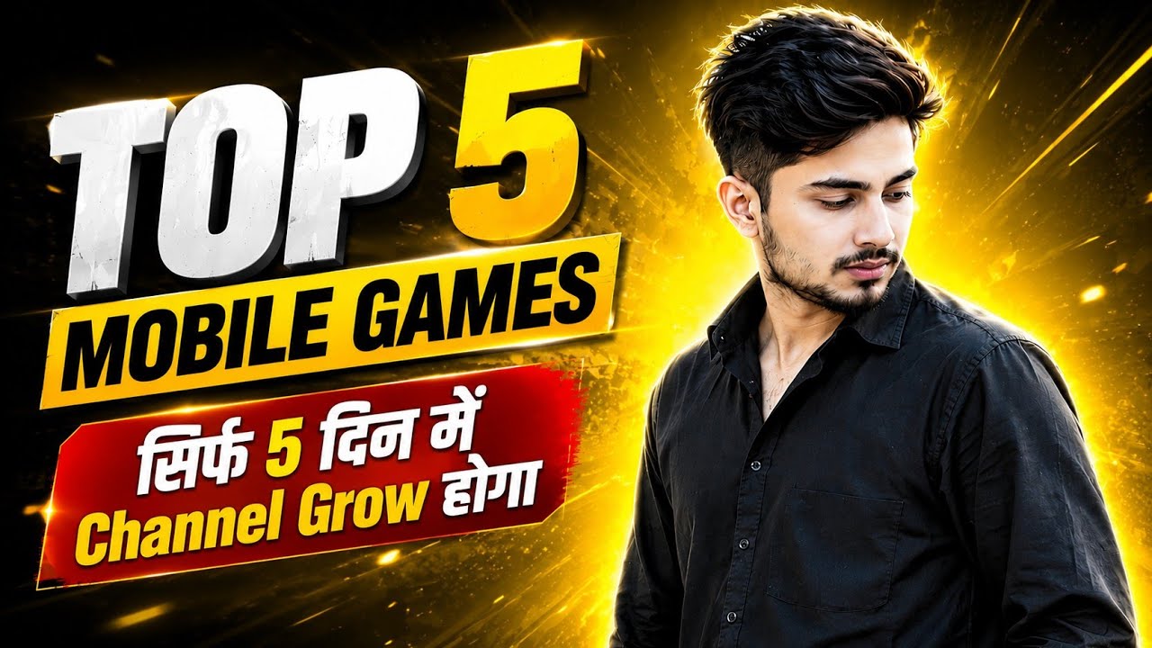 Top 5 Best Mobile Games To Grow Your Gaming Channel in 2026 🔥