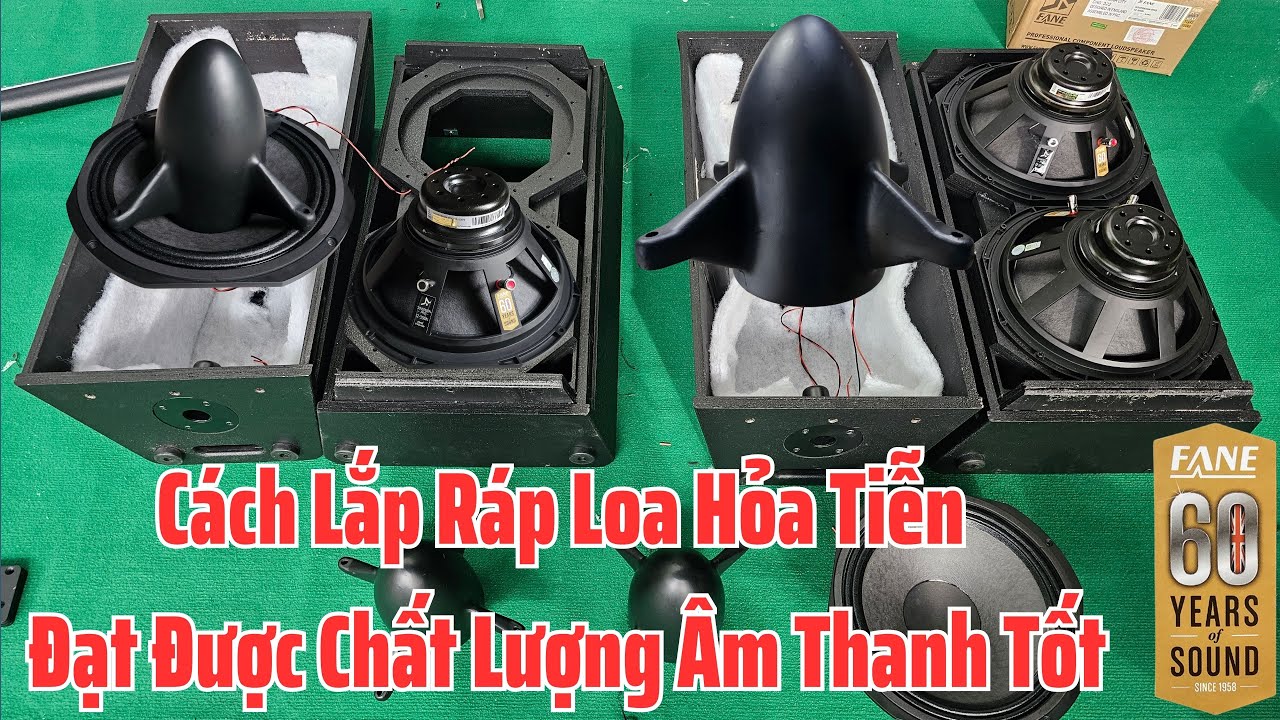 Cách Lắp Ráp Thùng Loa Hỏa Tiễn, Đạt Chất Âm Hay Phóng Xa