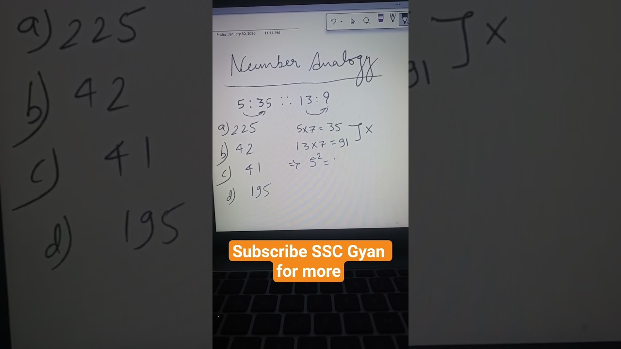 Reasoning Number Analogy