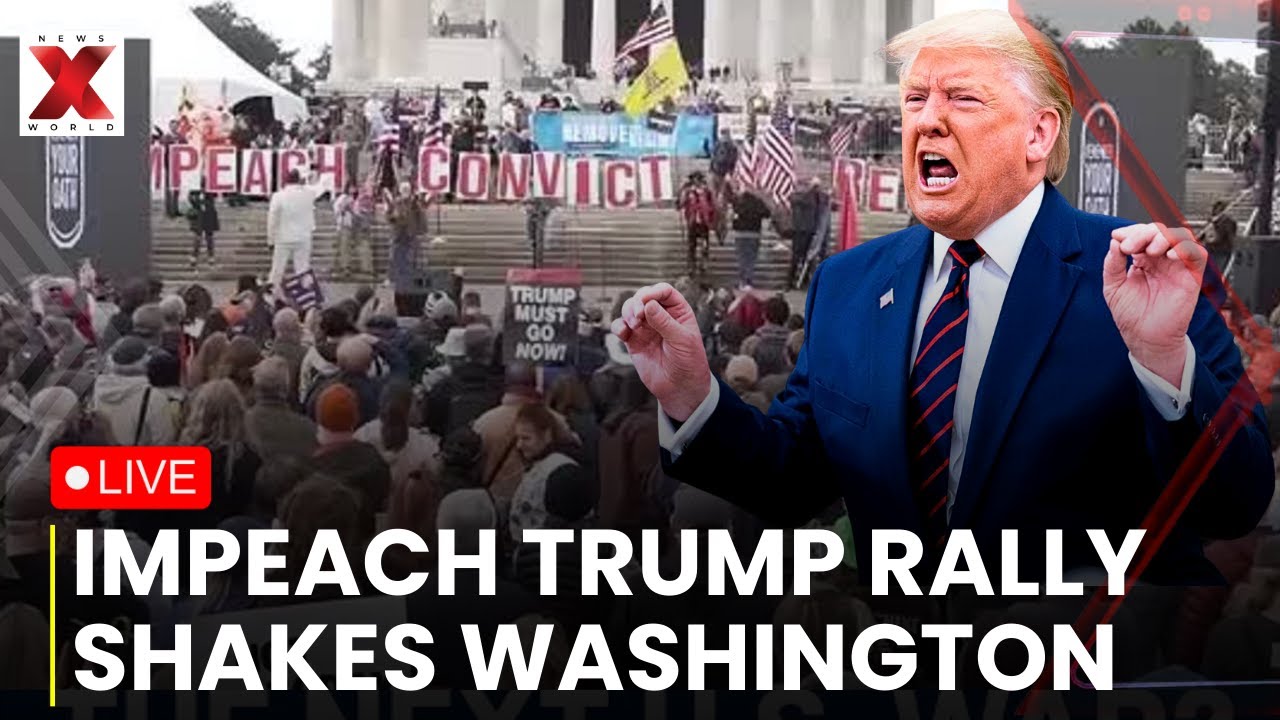 Impeach Trump Rally LIVE: Massive Anti-Trump Protest At Lincoln Memorial Washington | US News | DC