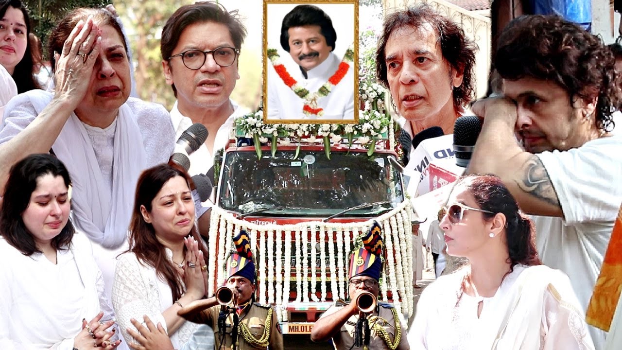 Pankaj Udhas FuneraI Video💔 Vidya Balan, Sonu Nigam, Shaan, Zakir Hussain, Hariharan, Papon