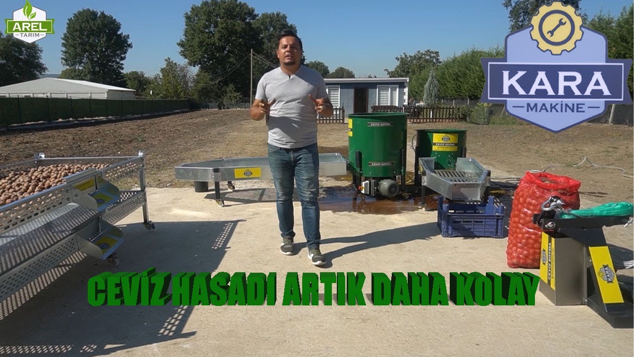 EN VERİMLİ CEVİZ HASAT MAKİNELERİ - KARA MAKİNE !