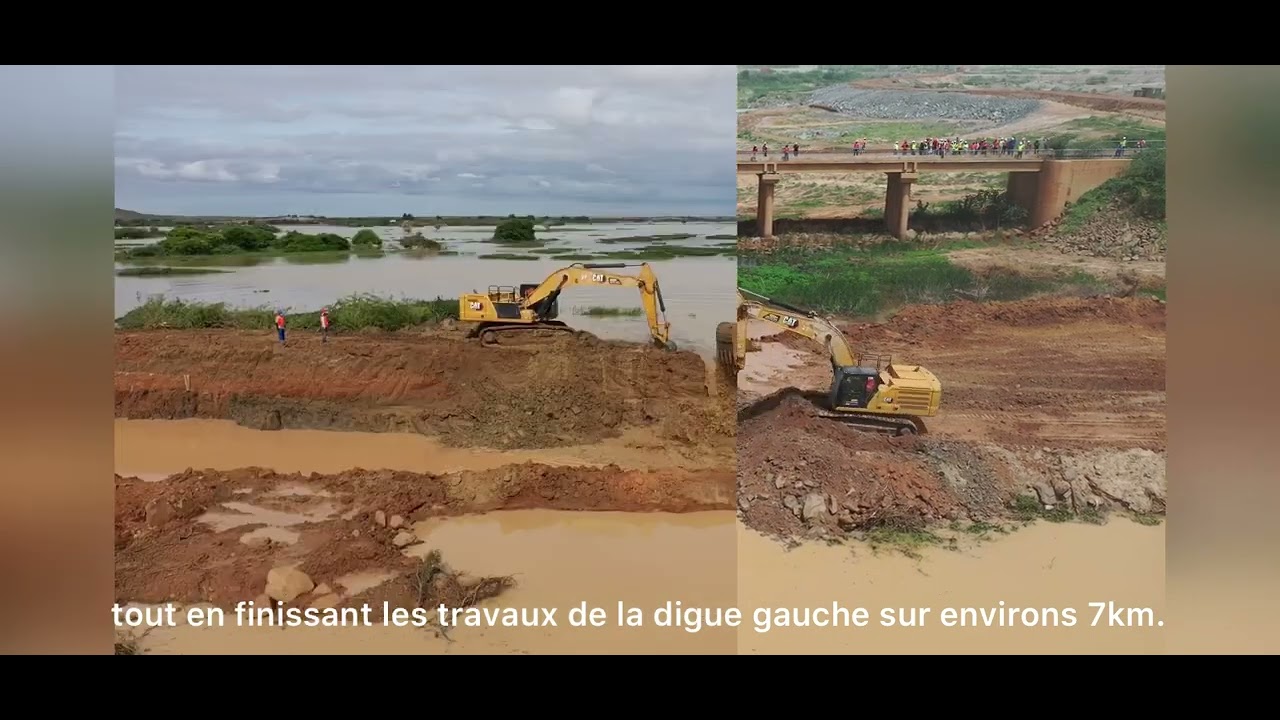 Barrage de Kandadji-Génie Civil- Niveau de réalisation