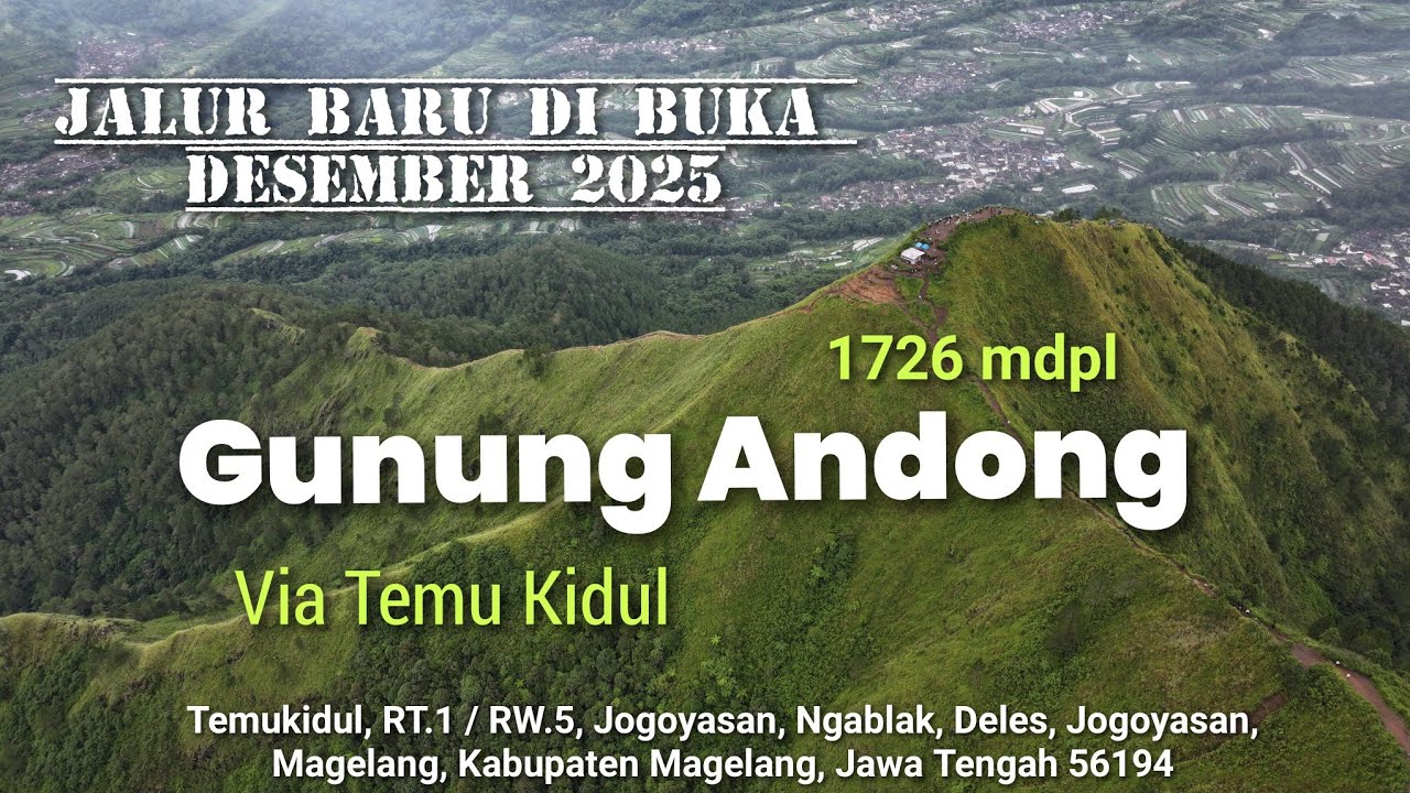 Gunung Andong 1726 mdpl via temukidul