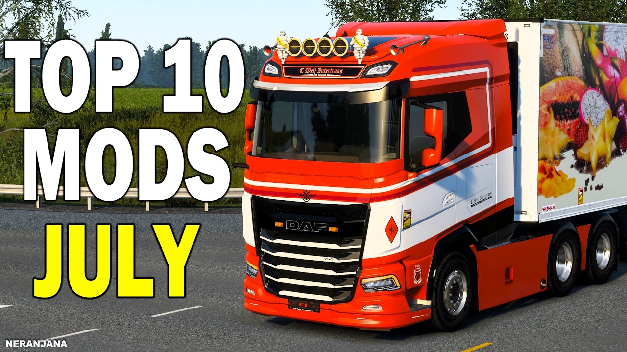 TOP 10 ETS2 MODS - JULY 2026 | Euro Truck Simulator 2 Mods