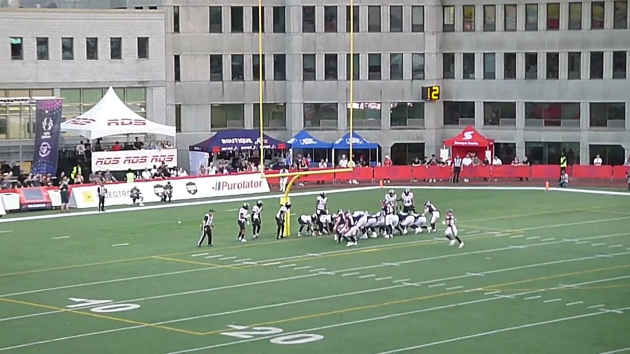 Montreal Alouettes QB Dustin Crum runs for another 1-yard TD vs. Ottawa Redblacks 6/28/26