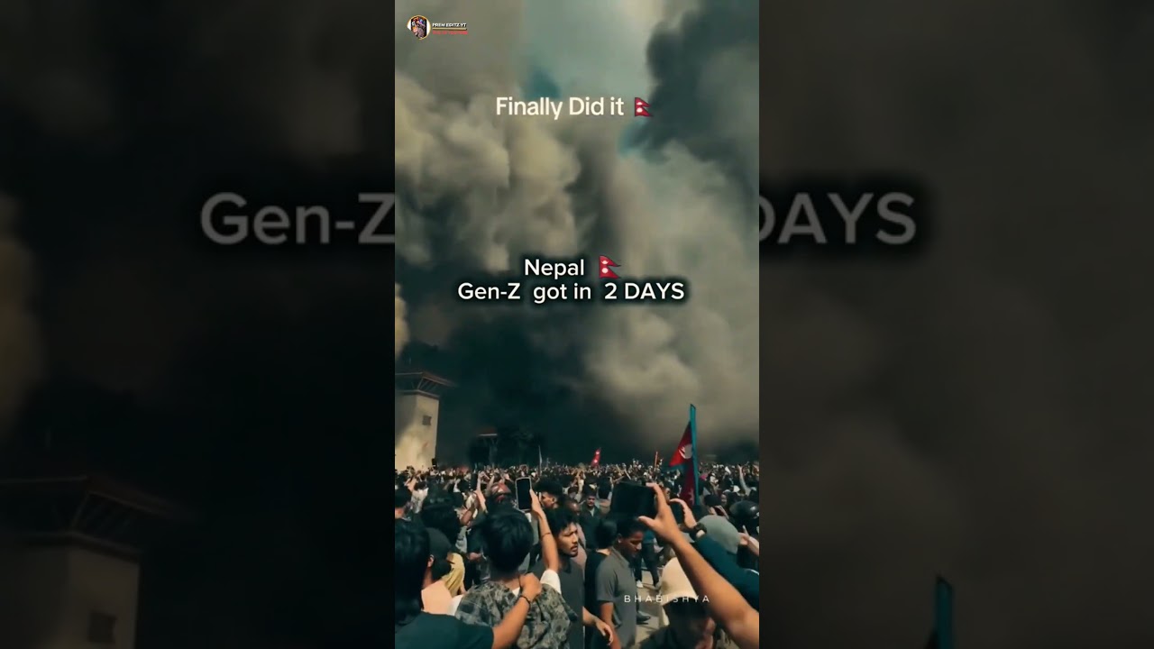 Nepal🇳🇵Gen-Z got in 2 DAYS🤯🔥💀 #jaynepal🇳🇵 #genz #trend #edit #goviral #foryou