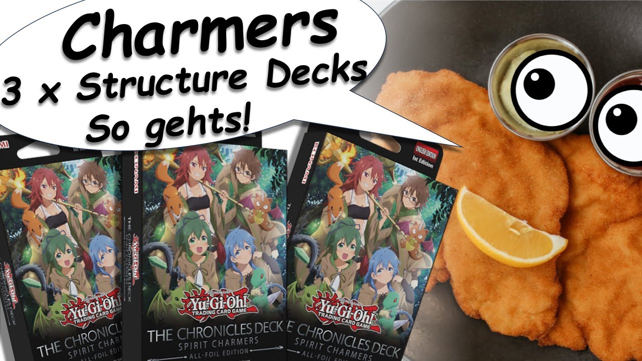 3 x Spirit Charmers Structure Deck inkl. Kombo - Schnitzel Samstag
