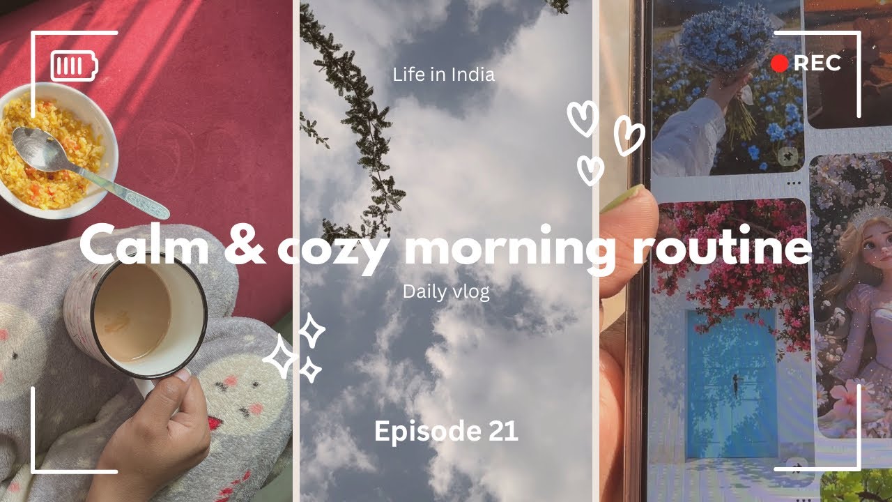 Soft Girl Morning Routine✨🌷|Aesthetic Indian Vlog🪴|Life In India🤍|Daily Vlog💓|Cooking and More🌸