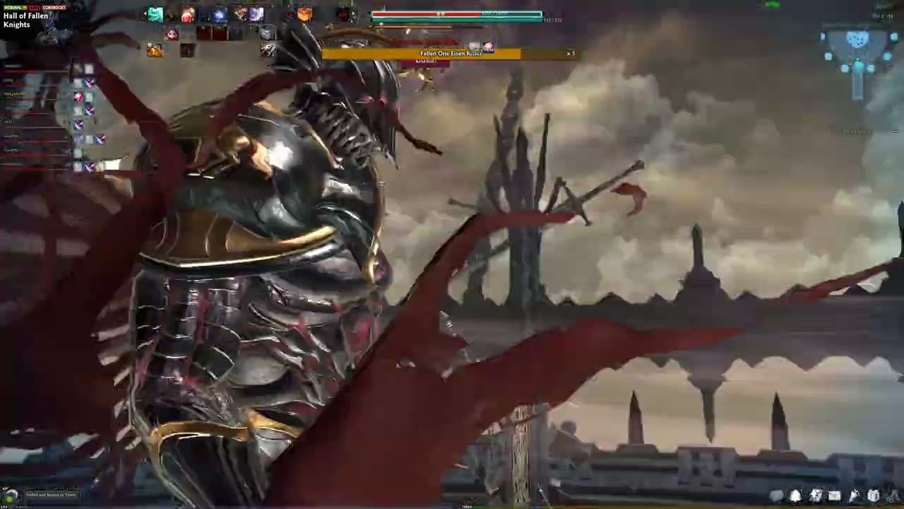 Vindictus Eisen ritter Scythe Evie party play