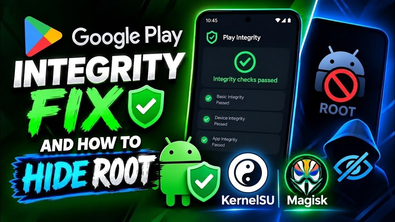 Play Integrity Fix 2026 🔥 How to Hide Root on Android | Magisk & KernelSU