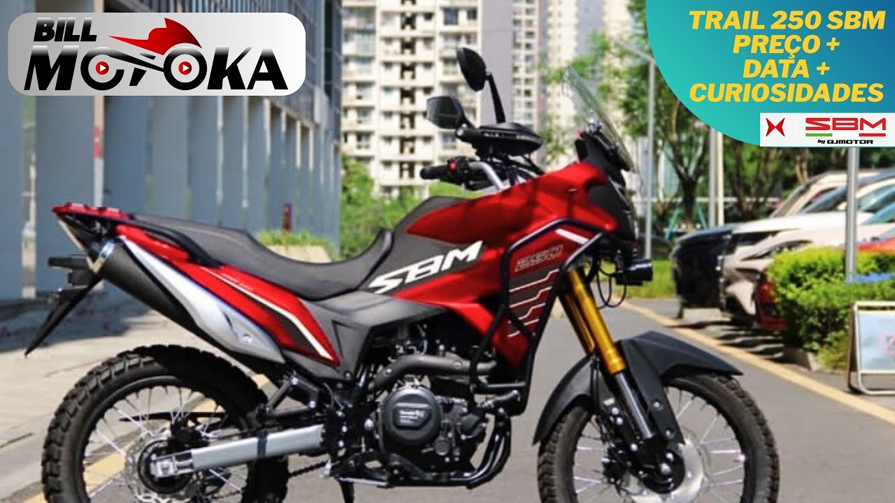 SBM 250 TRAIL, preço na loja, data de chegada e algumas curiosidades sobre o modelo.
