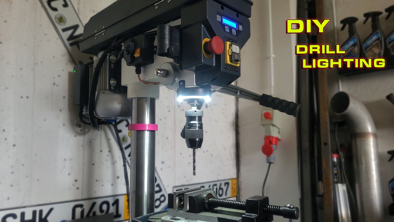 DIY Lighting Led For A Drill Press