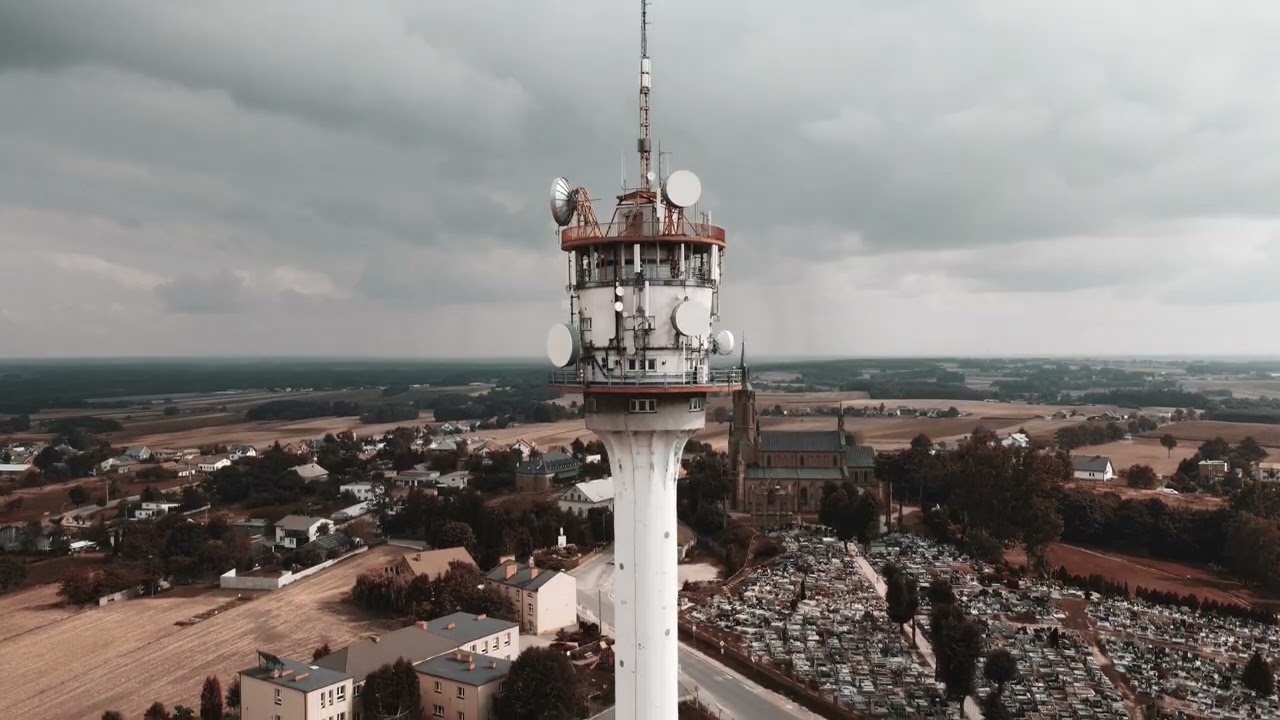 Stacja Linii Radiowych - Chełmce || Drone 4K