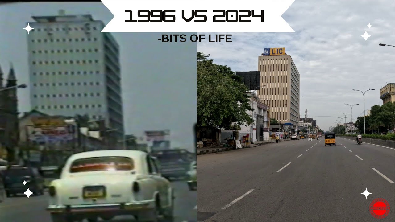 Madras to Chennai | 1996 to 2024 | Exclusive Transformation of Chennai - @BitsOfLife-AI #chennai