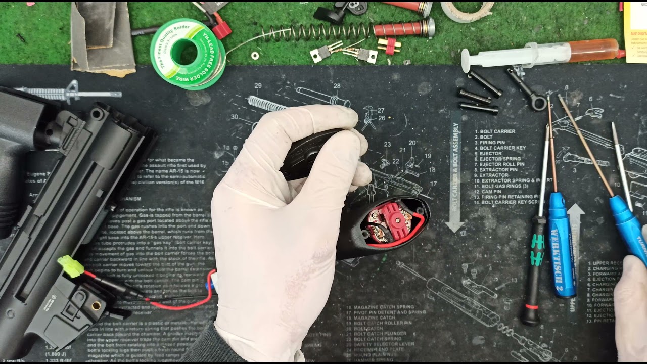 Basics: Cyma MP5K Disassembly bis zur Gearbox, Deutsche Version