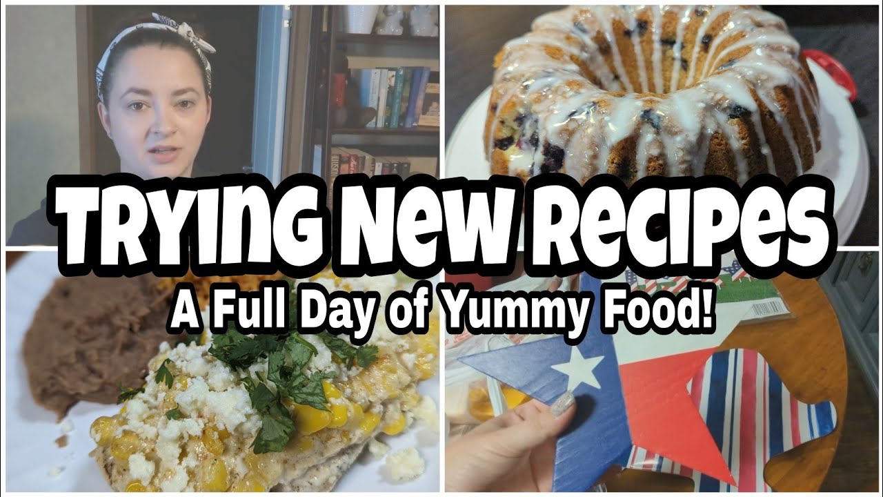 FULL DAY OF MEALS | Street Corn Chicken | DAY IN THE LIFE | Cooking + Baking + Cleaning & More!
