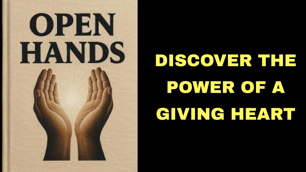 Open Hands: Discover The Power Of A Giving Heart.