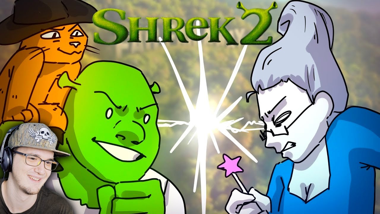 ВЕСЬ Шрек 2 ЗА 14 МИНУТ ► Товарищ Куяш Shrek 2 (ПС) | Реакция