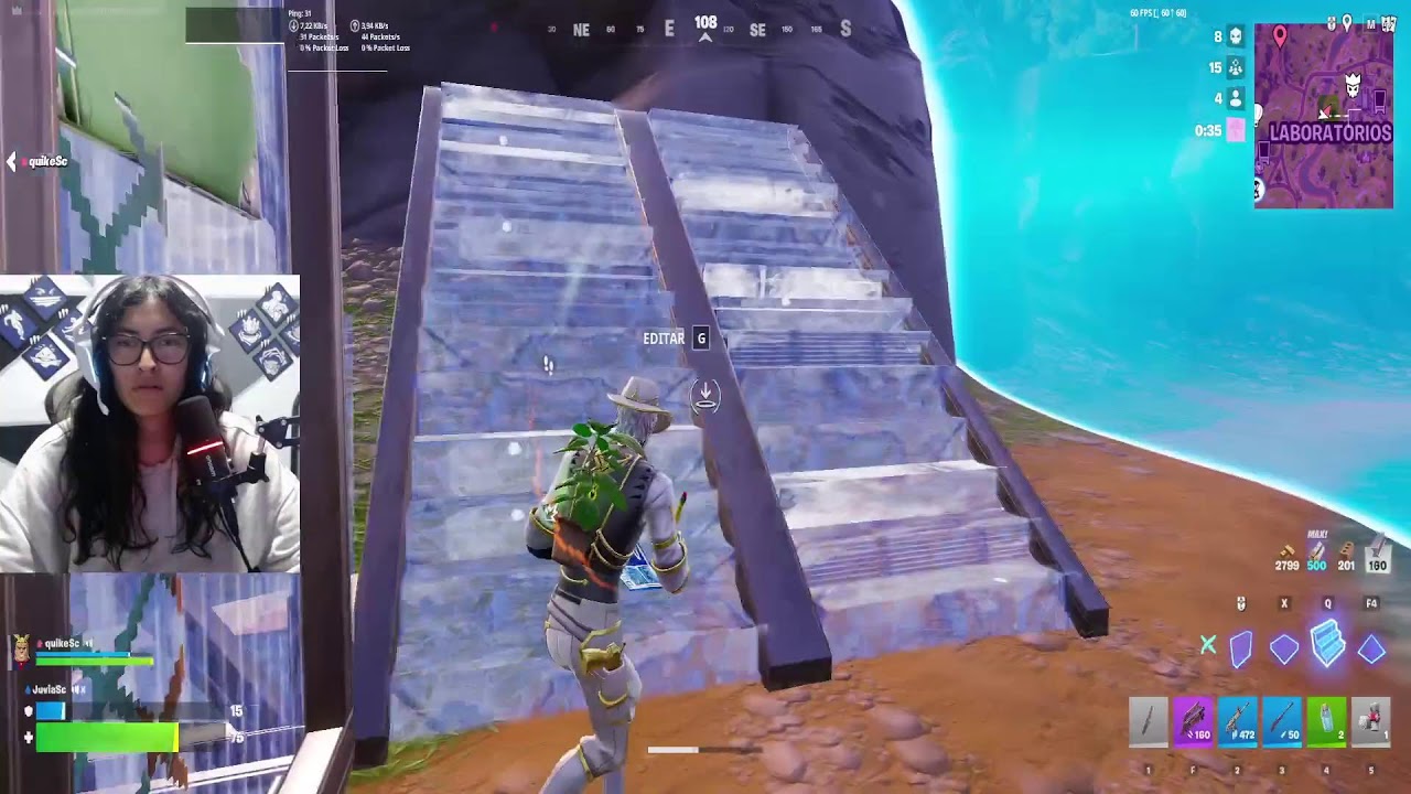 Jugando Duos en Fortnite