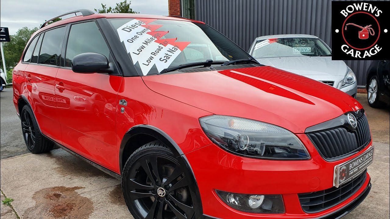 2013 (63) Skoda Fabia Monte Carlo 1.6 TDi 5Dr. 1 Owner. 11,437 Miles. £20 Tax. S/History. £8495