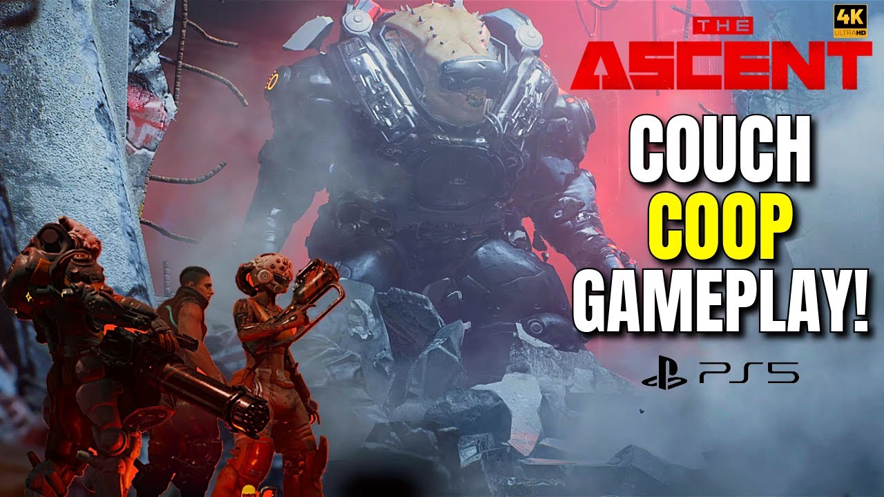 The Ascent | Couch Coop Gameplay - PS5 4k