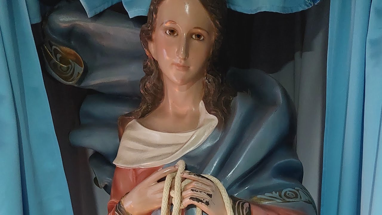 ORACIÓN DE LIBERACIÓN A MARÍA DESATADORA DE NUDOS Y SANTA MISA.