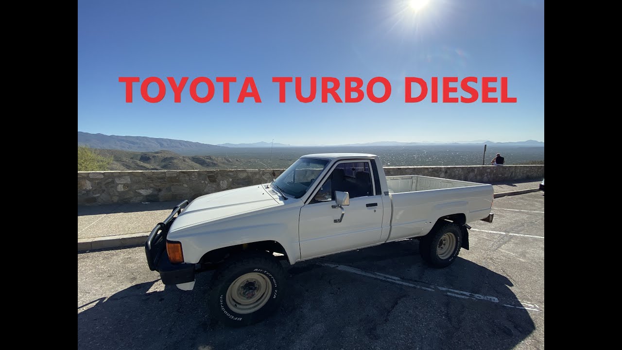 1985 Toyota Turbo Diesel 4X4 Long Bed 2LT 5 Speed Original Very Rare No Rust Pickup HILUX LN65L-MDXA