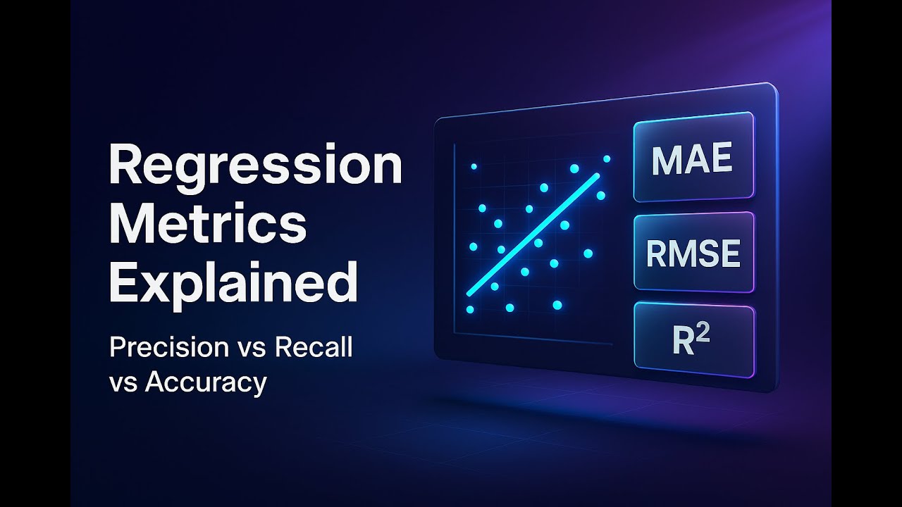 AI Exam Must-Know: Regression Evaluation Metrics Explained