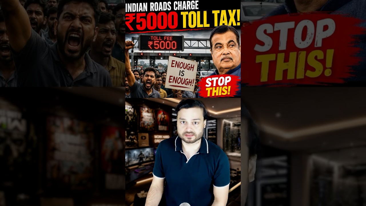 Enough is Enough! CRAZY Toll Tax in India Needs To STOP Nitin Gadkari #shorts