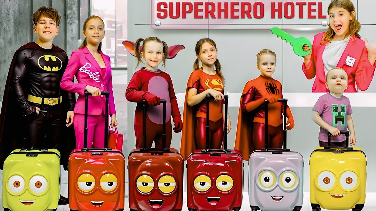 7 நிற கேப்சூல் ஹோட்டலில் சூப்பர்ஹீரோக்கள் 🦸‍♂️