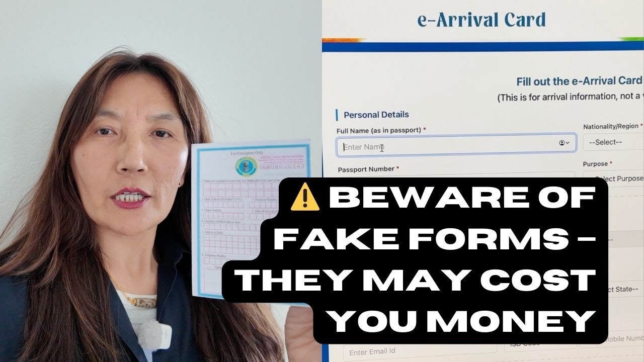 How to Complete the India e-Arrival Card | Step-by-Step Tutorial #indiatravel