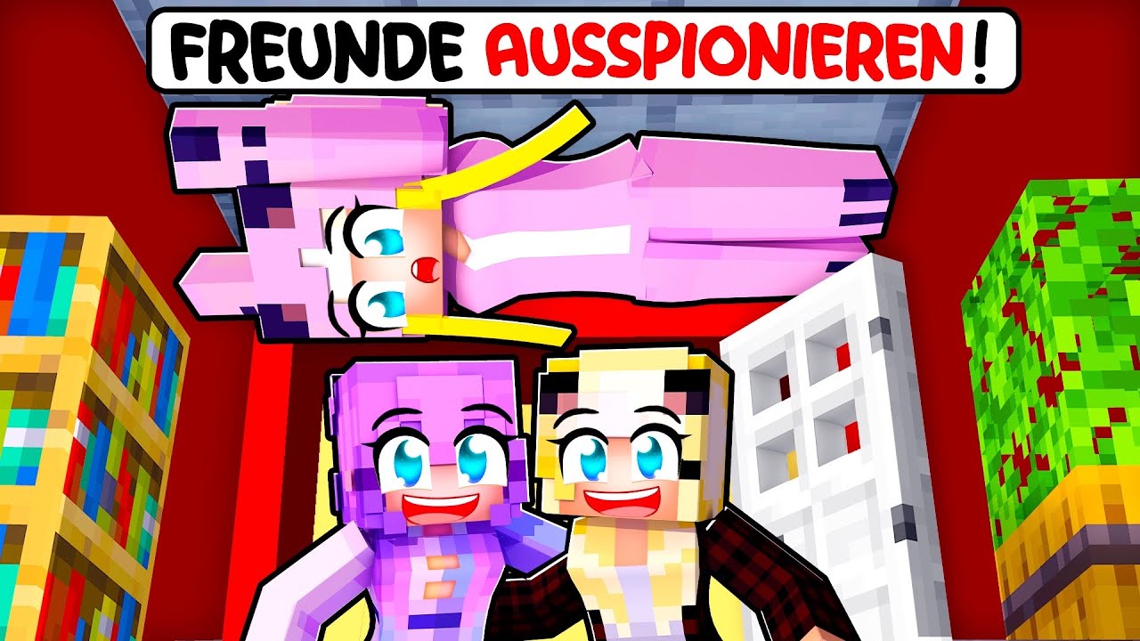 24 STUNDEN PRANK SISTERS ausspionieren! 🌸 Minecraft EVOLUTION