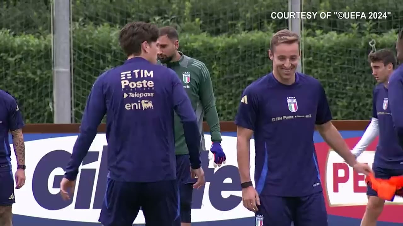 Italia-Israele, l'allenamento completo degli uomini di Luciano Spalletti