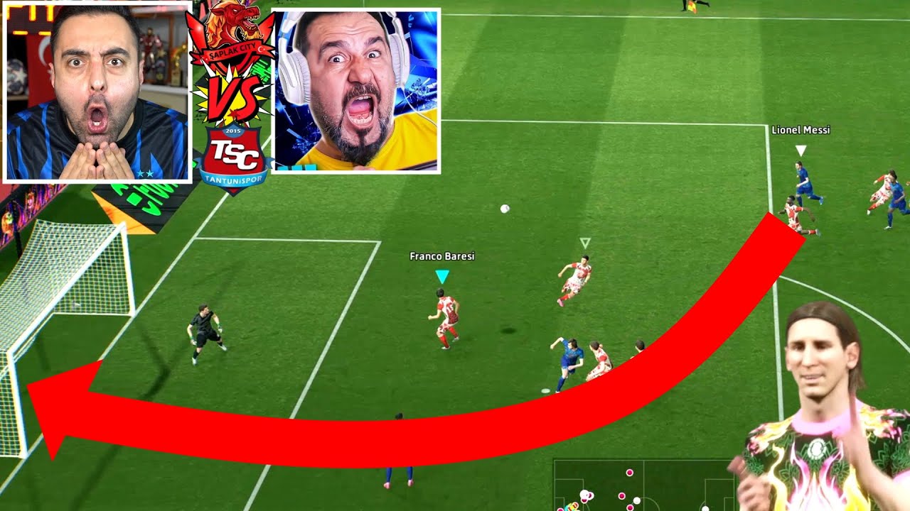 109 MESSİ 27 METRE BOMBA PLASE GOL 😱 TÜM TAKIM FORVETDE CHALLENGE ! SESEGEL VS ÜMİDİ ! EFOOTBALL 26