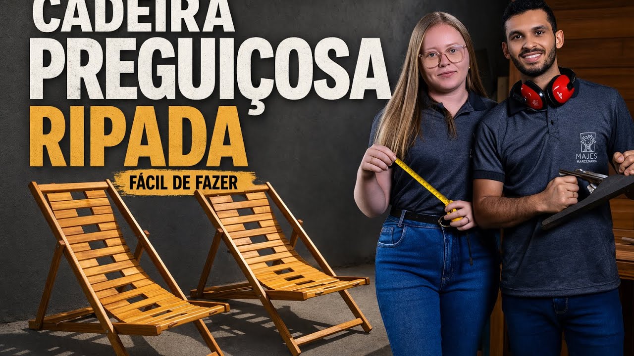 COMO FAZER A CADEIRA DE DESCANÇO PERFEITA