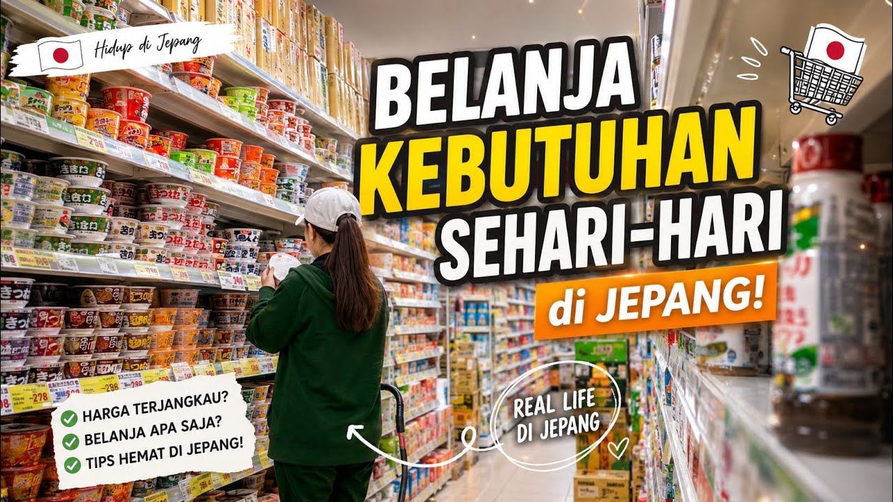 JAPAN VLOG 6 : BELANJA KEBUTUHAN SEHARI-HARI