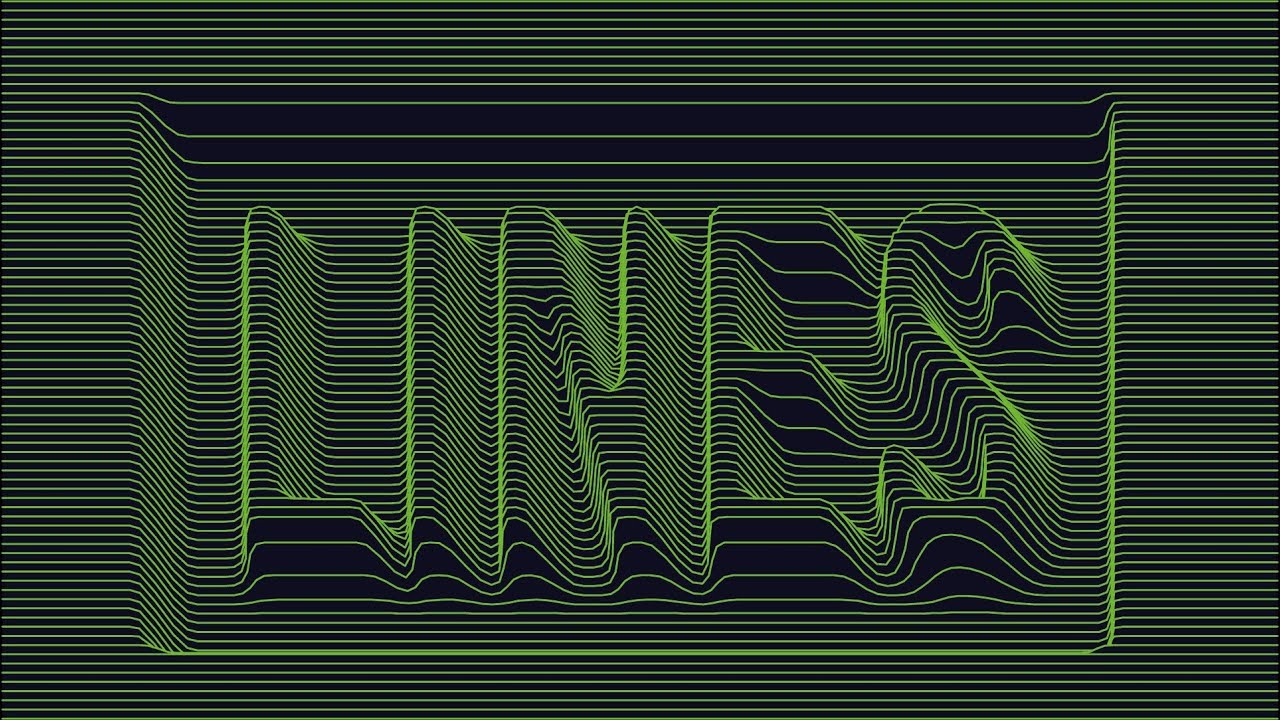 Tipografía con Lineas Distorsionadas - Illustrutor / Photoshop