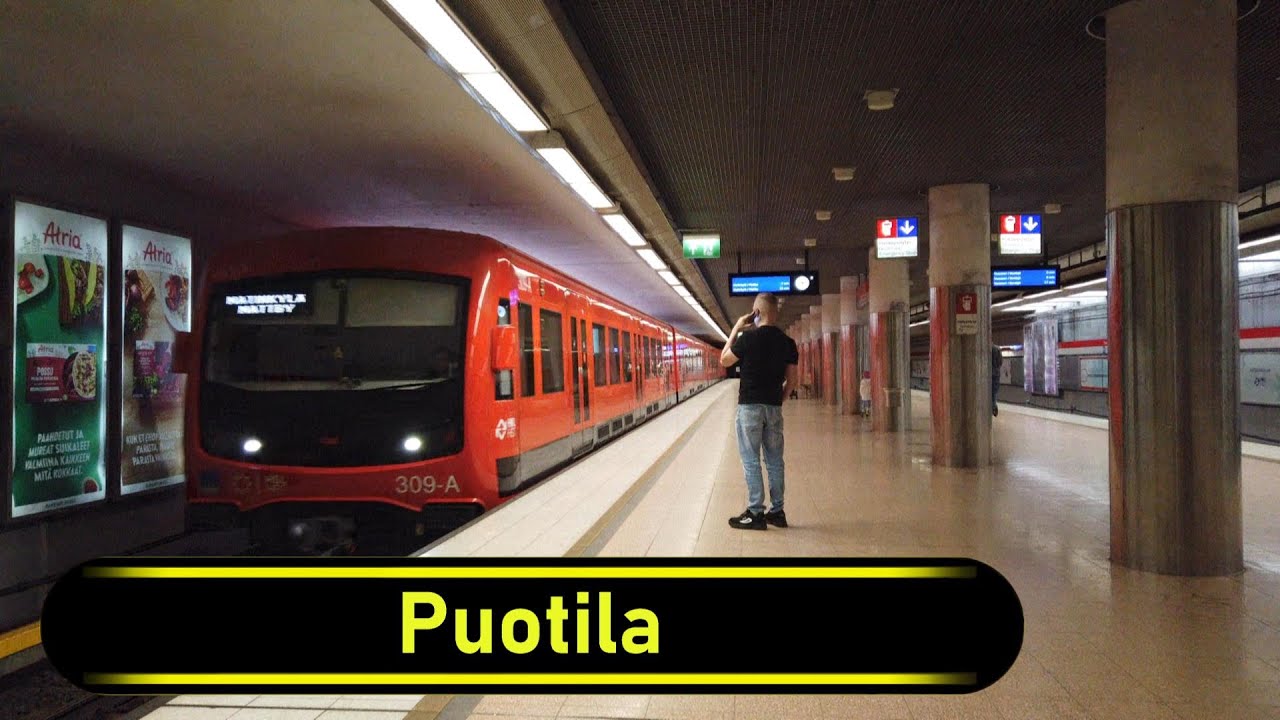 Metro Station Puotila - Helsinki 🇫🇮 - Walkthrough 🚶