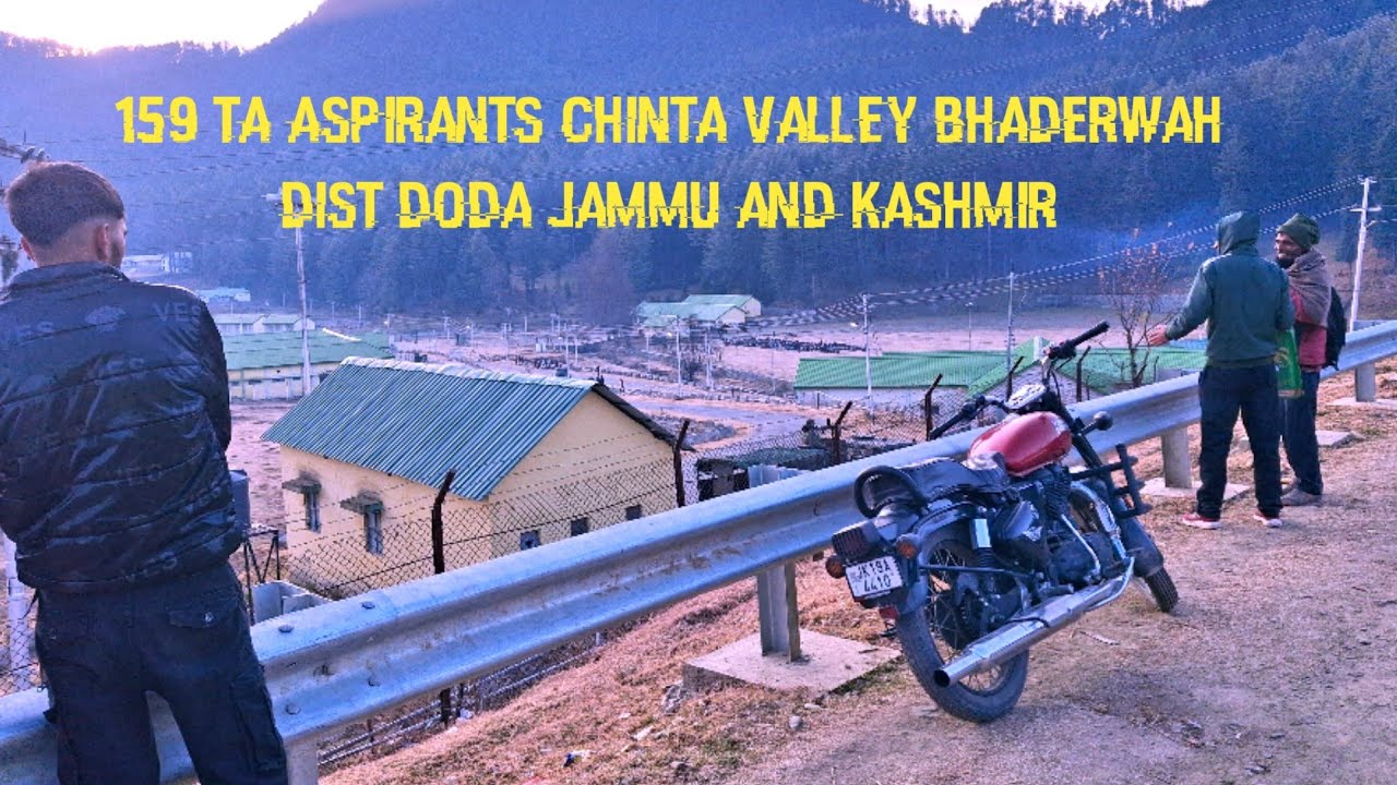 159 TA Aspirants Chinta Valley Bhaderwah || Frist Group Running 🏃‍♂️ Start 
