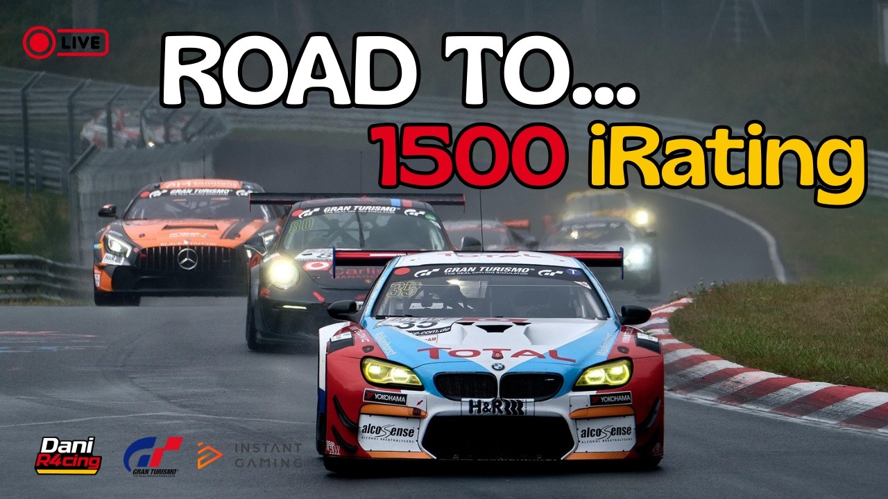 ROAD TO 1500 iRating 🔥|| iRacing #live #gaming #danir4cing
